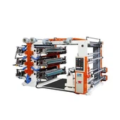 שישה צבע מכונת הדפסה Flexo